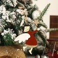 thumbnail image 1 of Colgante de madera de Navidad, colgante de niña de Ángel de peluche pintado hueco, decoración de árbol de Navidad, adornos DIY Wmkox8yii fhajkh5912, 1 of 3