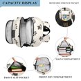 thumbnail image 3 of FORMRS Unisex School Backpack 17" Student Travel Bag with Laptop Compartment, Cute Cat Paw, 3 of 7