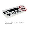 thumbnail image 4 of Excello Global Products No Smoking/Vaping Wall Sign 9x3 4Pk EGPHD0175S, 4 of 5