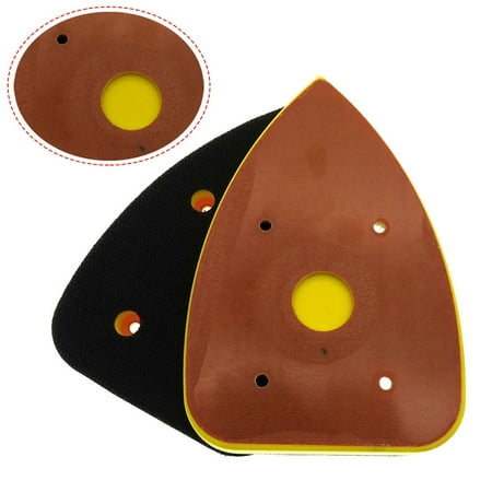 

87×130mm Triangle Sanding Pad Backing Plate Hook Loop Grinding Disc forPolishing