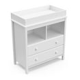 thumbnail image 6 of Storkcraft Alpine 2-Drawer Infant Changing Table Dresser, White, 6 of 15