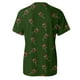 thumbnail image 5 of Gibobby Camisa navideña mujer Camiseta de manga corta con cuello redondo y estampado de Navidad para mujer(Verde,G), 5 of 5
