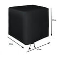 thumbnail image 4 of Pool Pump Cover - Above Ground Pool Pump Cover 43*32*39cm, UV Resistant, Outdoor Protective Cover for Sand Filter Pump, 4 of 4
