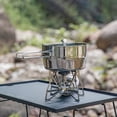 thumbnail image 5 of 2L 304 Stainless Steel Outdoor Camping Cookware with 430 Stainless Steel Outer Layer & Aluminum Core - Versatile Pot for Boiling, Soup, Rice - Foldable Handle, Exhaust Hole, 2-3 Person Capacity,, 5 of 5