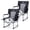 Black Grey, variant on EVER ADVANCED Heavy Duty Oversized Directors Chair for Outdoor, Portable Folding Camping Chair with Side Table and Pocket, Supports 400 lbs, for Lawn, Sports, Fishing, Picnic, Beach, Black