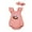 D01-Pink, variant on FYDUU Newborn Football Outfit Sleeveless Romper Baby Girl Bodysuit Overalls Infant Football Onesie Bodysuit With Headband Set Vintage Halloween
