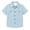 1Light Blue, variant on Krdevn Boys Solid Color Linen Short Sleeve Button Down Shirt Casual Dress Shirt with Pockets (5-14 Years)