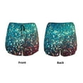 thumbnail image 3 of Hirioo Colorful Rainbow Glitter for Women's Double Layer Athletic Shorts High-Performance Gym Shorts with Inner Pocket, Elastic Waistband-X-Large, 3 of 7