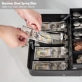thumbnail image 4 of Caja Goehiaul con bandeja para billetes y cerradura, negra, 4 of 7
