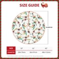 thumbnail image 2 of Sikiie Pretty Floral With Leaves Nativity Christmas Tree Skirt, Jesus Christian Winter Holiday Tree Mat Decoration(30-48IN), 2 of 6