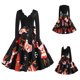 thumbnail image 2 of Vestido de mujer Patchword Vintage Rockabilly Vestidos Vestido de fiesta con lazo de Navidad Fridja  nbo1641, 2 of 7