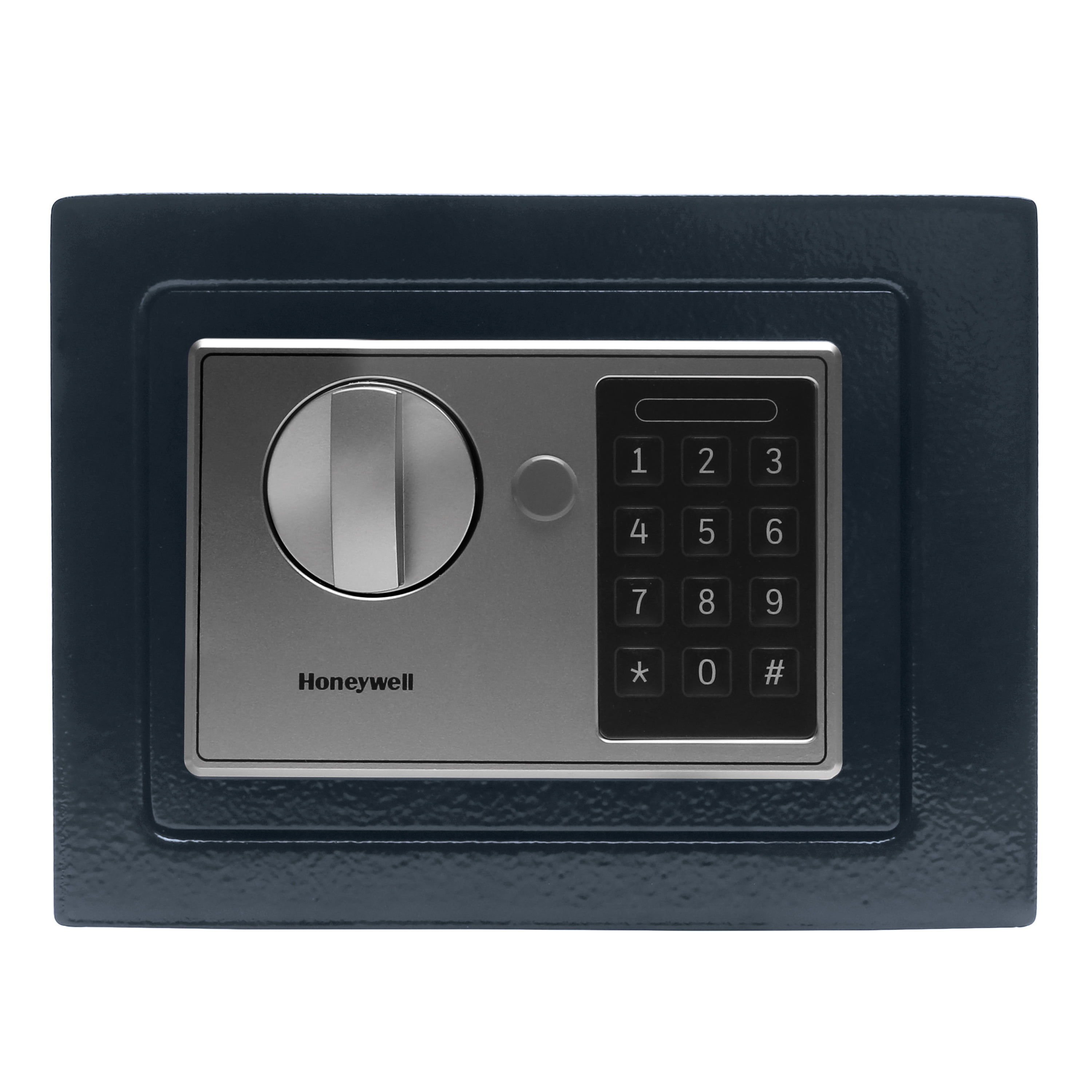 Honeywell Safes, 0.15 Cu ft, White Compact Steel Digital Lock Security Box Safe with Key, 5605W