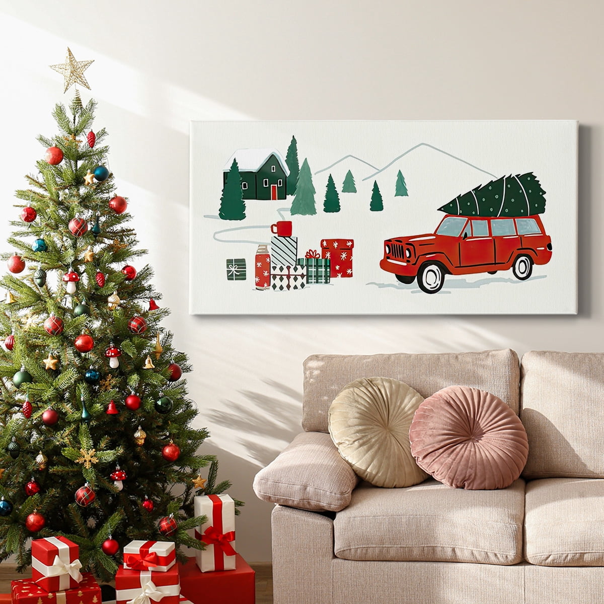 Going to Grandmas Collection D- Gallery Wrapped Canvas