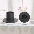 thumbnail image 5 of Candlesticks,4pcs,2.2cm,Candle Holders,Candle Stand,Candle Coaster,Home Accessories,Decorative Accessories,Black,Tea Light Holder,Creative,Candle Shel, 5 of 5