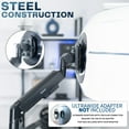 thumbnail image 3 of VIVO Black Heavy Duty Pneumatic Single Ultrawide Computer Monitor Arm Desk Mount, 3 of 8