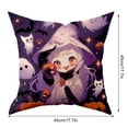 thumbnail image 2 of Decorative Pillows for Couch Hwkond Halloween Decorative Pillow Covers 45x45cm Halloween Decorative White Colorful Outdoor Fall Pillow Home Sofa Decorative Throw Pillow Covers,Up to 25% Off, 2 of 5