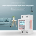 thumbnail image 1 of Medidor eléctrico 50 60Hz de la exhibición 220V 230V KWH del monitor LCD de la energía eléctrica de Digitaces, 1 of 7