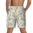 thumbnail image 4 of Balery Cute Cow Mens Swim Trunks Swim Shorts for Men Quick Dry Inseam Beach Shorts with Compression Liner Pocket-Large, 4 of 9