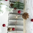 thumbnail image 5 of 6.6Ft Christmas Garland LED String Fairy Lights ,Battery Powered 20LEDs Bell Pine Cone Red Berries Xmas Wreath Tree Garland Light, for Christmas New Year Party Decorations (Pine Cone), 5 of 6
