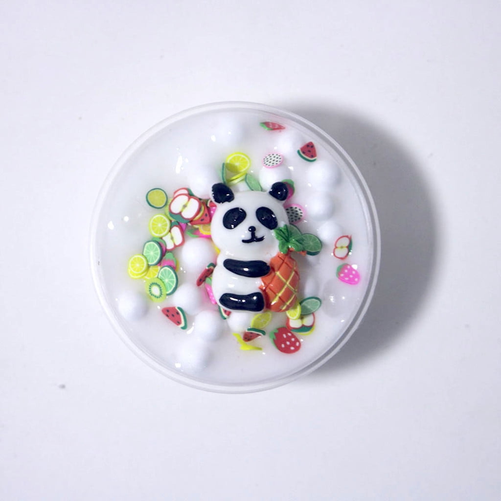 Panda Beads Slime Clay Sludge Toy Kids Adults Stress Relief Plasticin Toys Gifts 