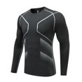 thumbnail image 1 of Styesk Chemises pour Hommes Manches Longues Col Rond Haute Résilience, 1 of 4