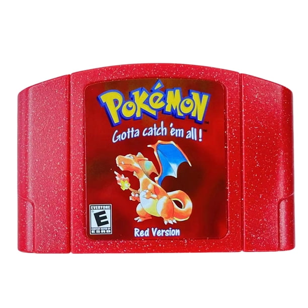 Tarjeta Juego N64 Tarjeta Juego Versión EE. UU. (pokemon Rojo)