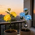 thumbnail image 4 of Solar Outdoor Lights Wireless,Solar Peony Simulation Flower Lights LED Garden Decor Lights, 4 of 5