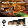 thumbnail image 4 of WISWELL Christmas Laser Projector Light Outdoor Indoor, Red and Green Starry Projection Light Waterproof Landscape Spotlight for Xmas Party New Year Decoration Show, 4 of 9