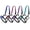 Blue, variant on Showman Full Size Horse Nylon Colored Neoprene Lined Halter (Purple)