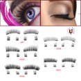 thumbnail image 2 of 6Pcs Fashion Magnetic Eyelashes with 2 Magnets Handmade 3D Natural False Eyelashes with Tweezer & Gift Box Mirror, 2 of 7