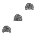 thumbnail image 2 of Kearding Gorros de ducha para el cabello Estampado de flores Impermeable Reutilizable Cubierta de lazo elástico Turbante de baño Sombrero Type1 NO1, 2 of 6