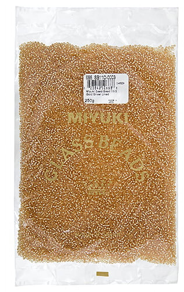 Miyuki Glass Seed Beads 11/0 (250g) DB0003 Silverlined Gold Bead for DIY