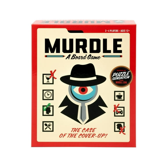 Murdle Board Game, The Case of the Cover Up!