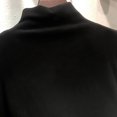 thumbnail image 6 of Women's Long Sleeve Mock Turtleneck T-Shirt, Solid Color Slim Fitted Top Base Layer Shirts, 6 of 9