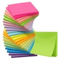 thumbnail image 1 of Notas adhesivas HCTBN (24 unidades), 7,6 x 7,6 cm, 12 colores brillantes, 1 of 6