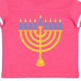 thumbnail image 4 of Inktastic Hanukkah Chanukah Menorah Boys or Girls Toddler T-Shirt, 4 of 5
