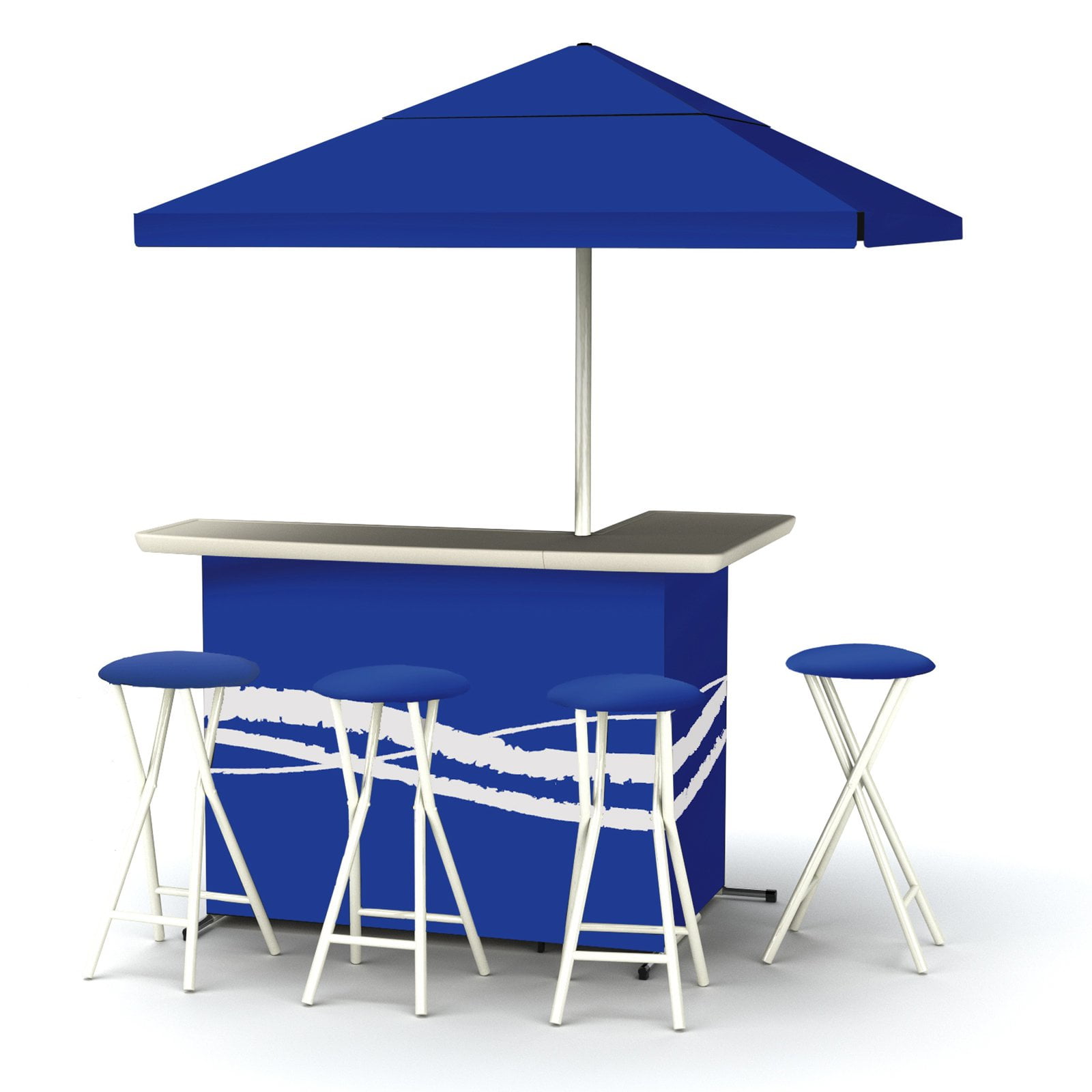 Best Of Times Indoor Outdoor Portable Bar With 4 Barstools Com