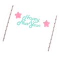 thumbnail image 1 of Feliz año Cake Topper Bandera Banner Festival De Primavera Decoración Azul BLESIY Feliz año nuevo Cake Topper, 1 of 7