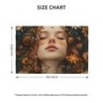 thumbnail image 2 of Placemats Set of 4 / 6, Whimsical Flower Crown Maiden Placemats for Dining Table Indoor/Outdoors Heat Resistant Washable Placemats 18" x 12", 2 of 8