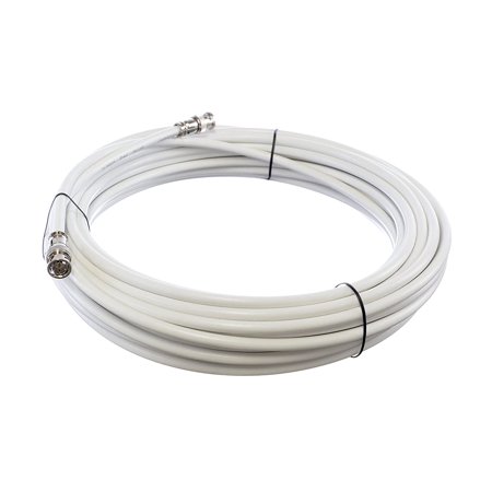 THE CIMPLE CO - HD SDI Cable - White Coaxial BNC Male to Male 100ft - 75 Ohm 3Gbps
