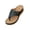 Black, variant on Wedge Flip Flops, Sandals for Women Arch Support Flip Flops Slip On Dressy Summer Comfortable Casual Walking Thong Sandals Lightweight Memory Foam Platform Wedge Shoes, Red 8