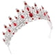 thumbnail image 2 of KAKOWELY Tiaras de diamantes de imitación para mujer, corona de reina de cumpleaños para mujer, tiaras de princesa, Halloween, boda, fiesta de Navidad, 2 of 4