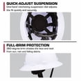 thumbnail image 3 of Hyper Tough Full Brim Safety Hardhat, White, 3 of 21