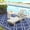 Dark blue/white, variant on GlowSol 9x12 Outdoor Rug - PP Woven Water-Resistant Patio Rug Large, Modern Mosaic Design Lightweight Foldable Carpet for Deck Porch Camping,Peony brown/coffee