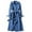 Blue, variant on Turilly Women's Coats for Cold Winter Womens Slim Long Coat Lapel Jacket Overcoat Outwear Trench Windbreaker