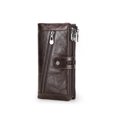 thumbnail image 2 of Qarigey Cartera de cuero para mujer, carpeta de fotos Rectangular de repuesto, compartimento para efectivo, monedero elegante, Notecase, regalo Carteras Café, 2 of 6