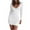 White, variant on Aoochasliy Fall Dresses for Women Fall Fashion A-Line V-neck Long-sleeved Bag Hip Autumn and Winter Dress