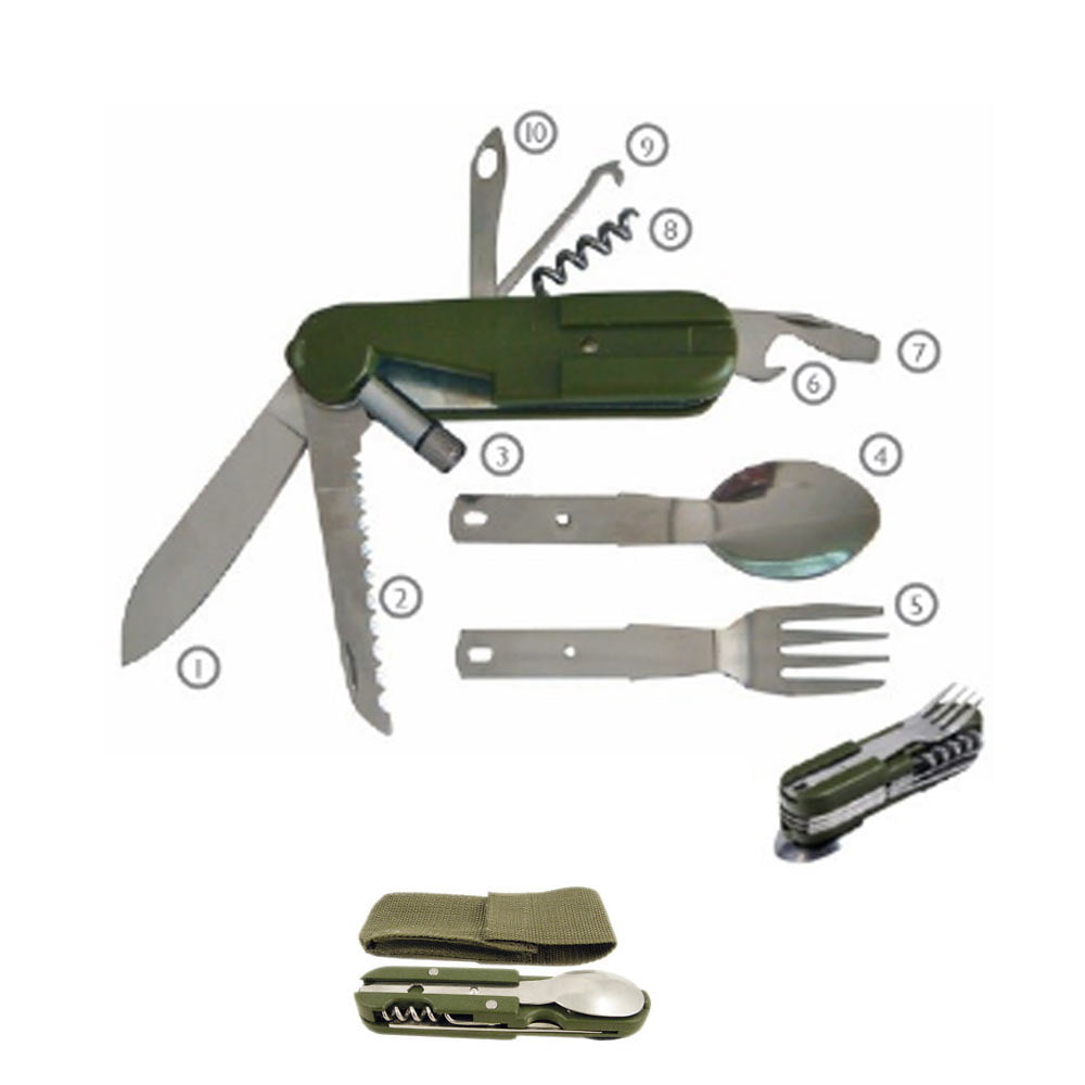 outdoor multi-tool tool fork outdoor camping fork safety first·aid 
