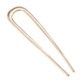 thumbnail image 2 of sunsanly U-Shaped Hair Fork Elegant Golden Silver-color Alloy Anti-slip Long Thick Hair Updo Bun French Hair Pin Stick Women Girls Hair Accessories, 2 of 7