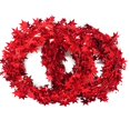 thumbnail image 1 of 2 Rolls Of Sparkly Star Tinsel Garlands With Wire For Xmas Tree, 1 of 5